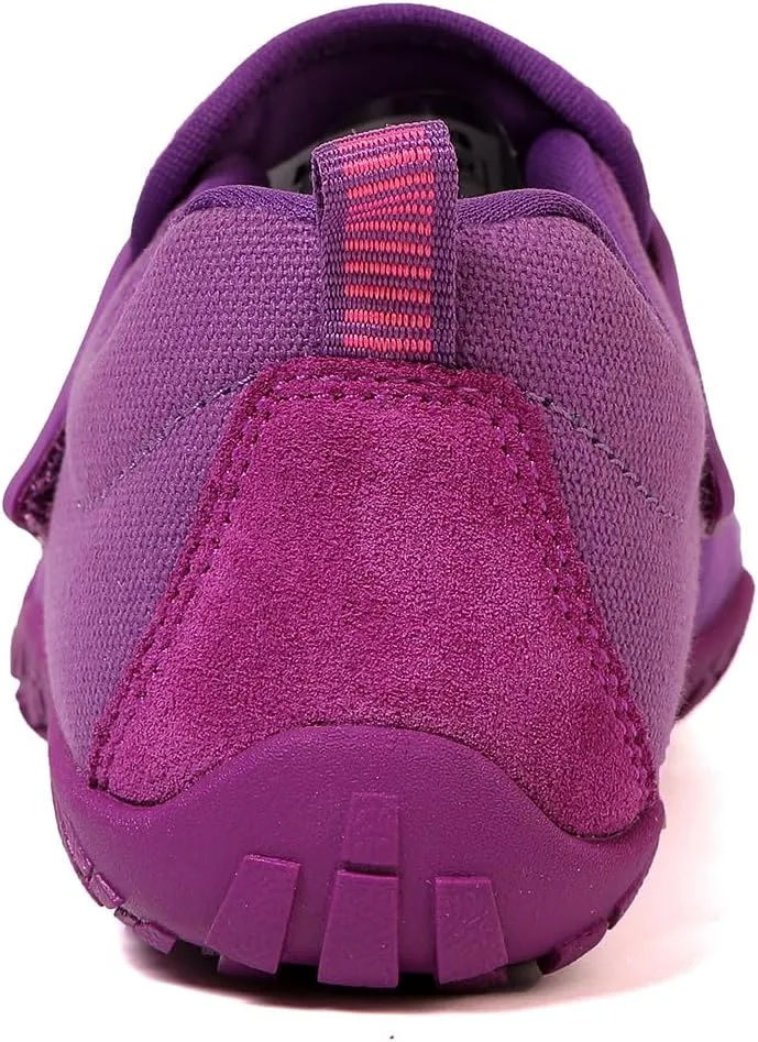 KUBUA Kids Barefoot Shoes Boys Girls Slip On Minimalist Sneakers for Walking Tennis Athletic Hiking Toddler Little Big Kid