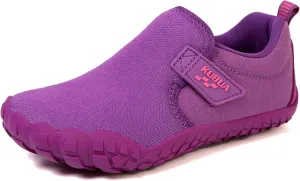 KUBUA Kids Barefoot Shoes Boys Girls Slip On Minimalist Sneakers for Walking Tennis Athletic Hiking Toddler Little Big Kid