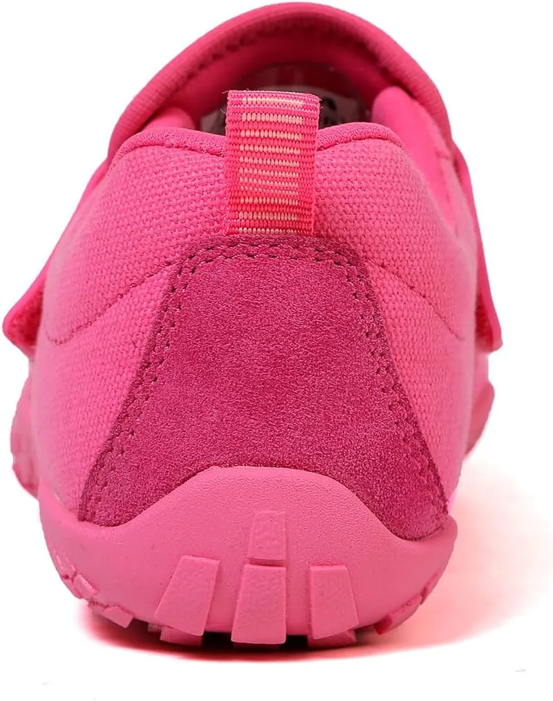 KUBUA Kids Barefoot Shoes Boys Girls Slip On Minimalist Sneakers for Walking Tennis Athletic Hiking Toddler Little Big Kid
