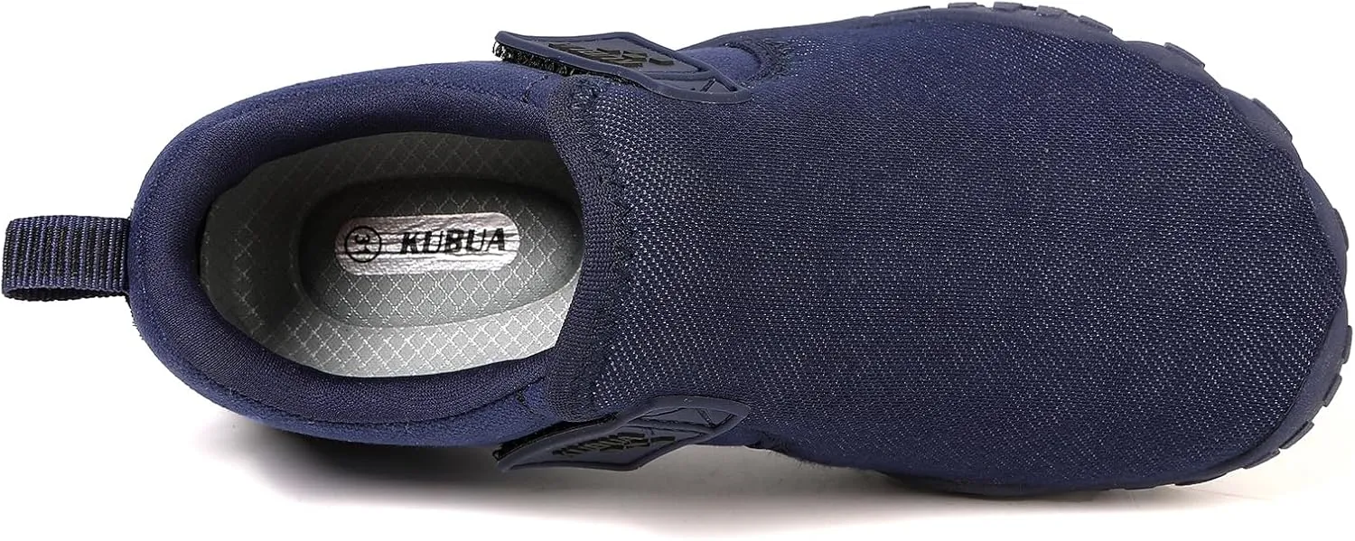 KUBUA Kids Barefoot Shoes Boys Girls Slip On Minimalist Sneakers for Walking Tennis Athletic Hiking Toddler Little Big Kid