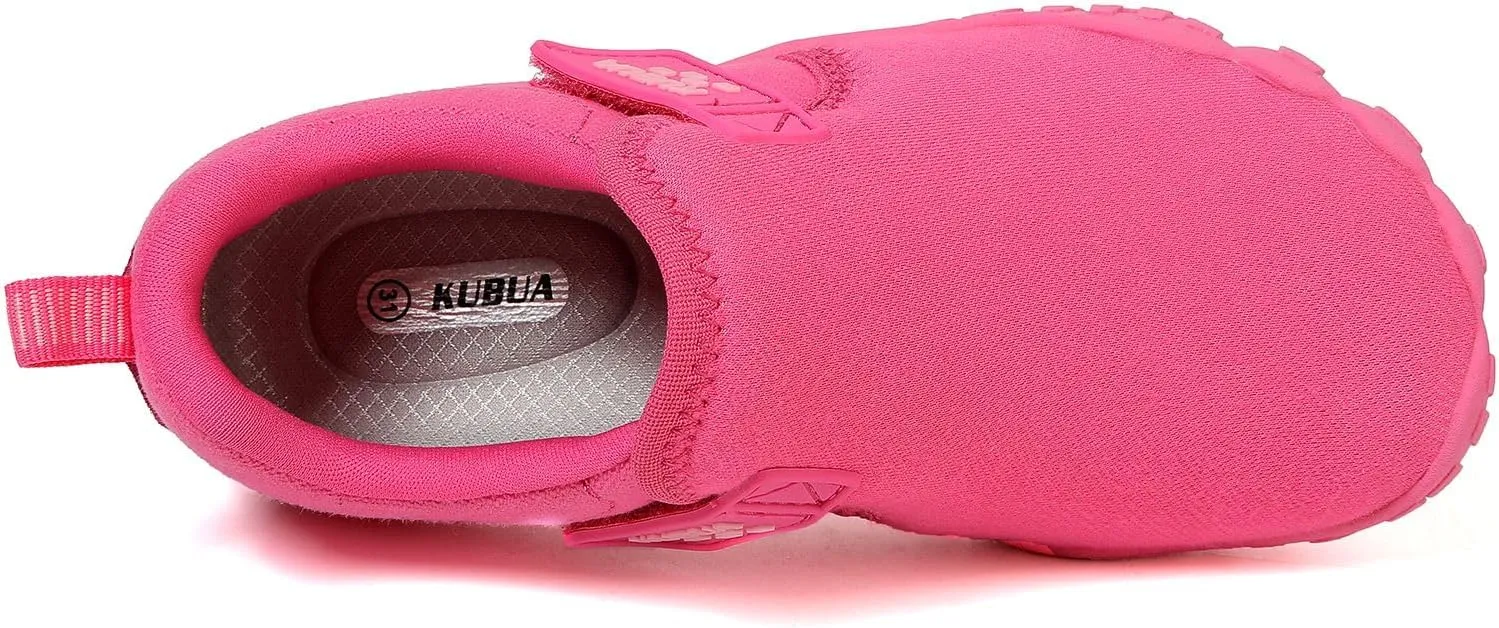 KUBUA Kids Barefoot Shoes Boys Girls Slip On Minimalist Sneakers for Walking Tennis Athletic Hiking Toddler Little Big Kid