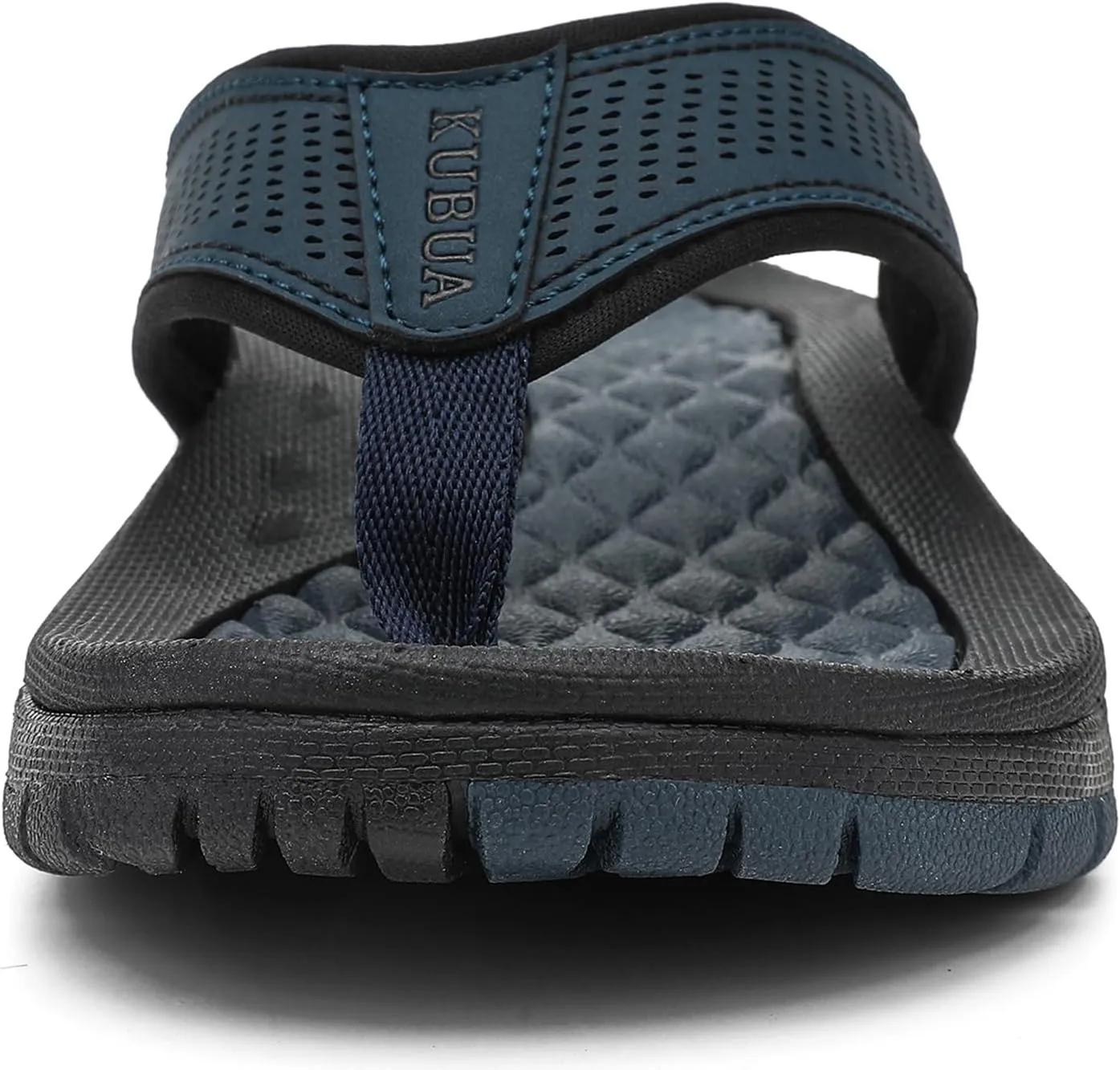 KUBUA Men's Beach Flip-Flops Water Sandals Outdoor Athletic Thong Sandal Slippers