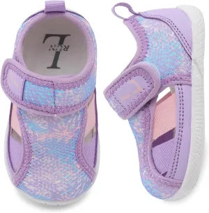 L-RUN Toddler Shoes Barefoot Kids Sneakers Wide Minimalist Boys Girls Summer Footwear for Indoor Outdoor Walking Running