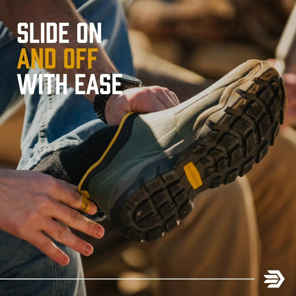LaCrosse Alpha Muddy 4.5" Rubber Boots for Men Featuring Waterproof Rubber, Pull-On Design, and Eva Footbed