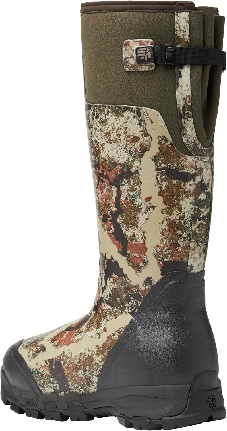 LaCrosse Alphaburly Pro 18" Insulated Hunting Boots for Men Featuring Waterproof Rubber, 1600G Thinsulate, and EVA Footbed, First Lite Cipher