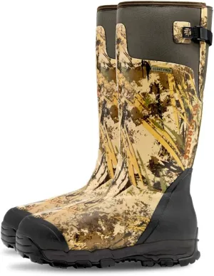 LaCrosse Alphaburly Pro 18" Insulated Hunting Boots for Men Featuring Waterproof Rubber, 1600G Thinsulate, and EVA Footbed, First Lite Cipher