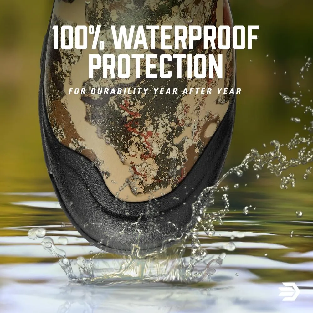 LaCrosse Alphaburly Pro 18" Insulated Hunting Boots for Men Featuring Waterproof Rubber, 1600G Thinsulate, and EVA Footbed, First Lite Cipher