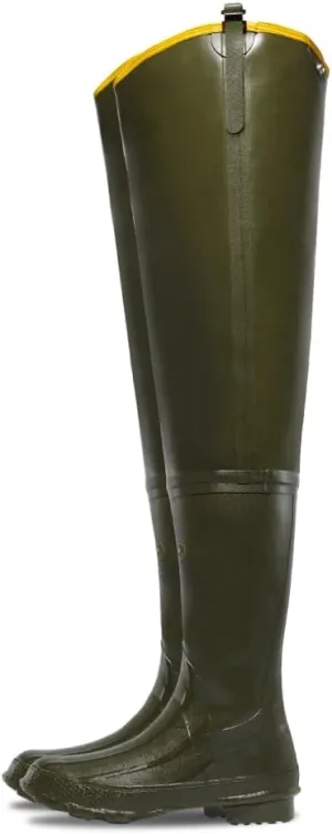 LaCrosse Grange 32" Rubber Boots for Men Featuring Waterproof Rubber, Slip-Resistant Design, Calf Harness, and Eva Footbed
