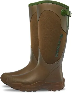 LaCrosse Women's Alpha Agility 15" Waterproof Hunting Snake Boot Brown/Green