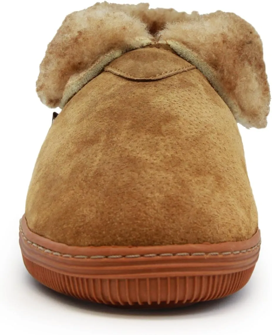 Lamo Men's Bootie Shoe, Suede, Chestnut