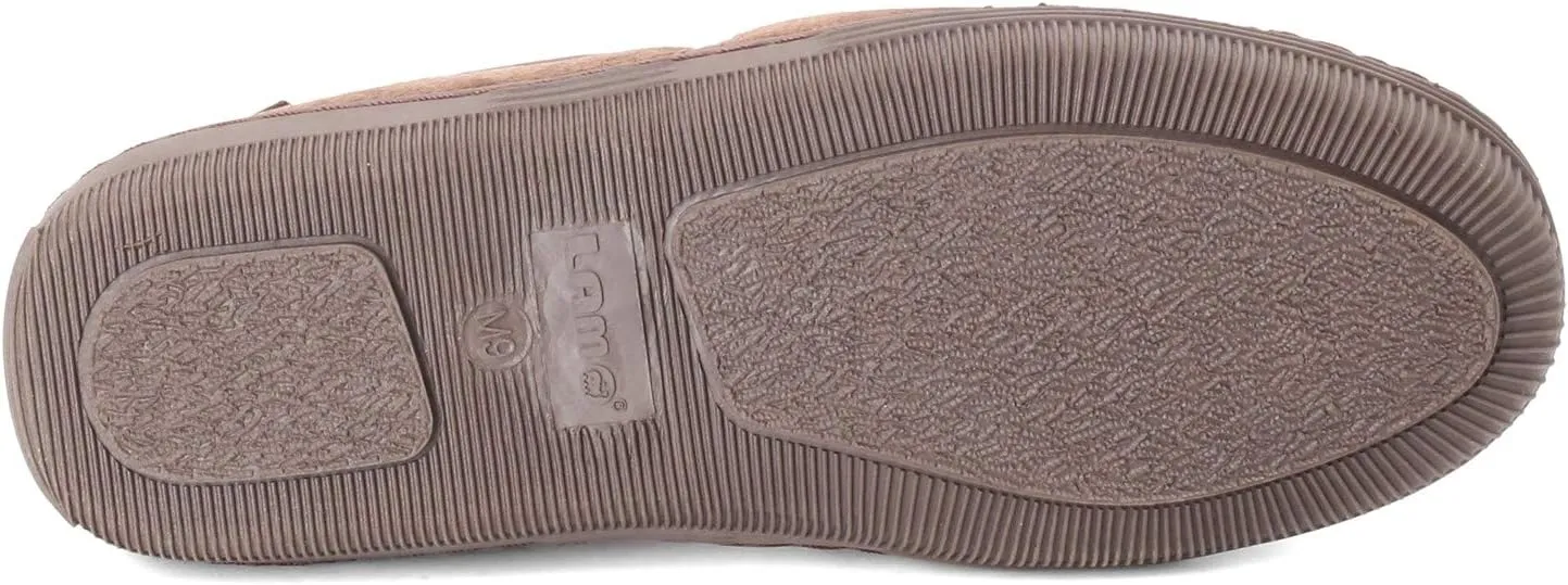 Lamo Men's Romeo Slip-on Shoe, Suede, Chestnut