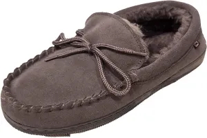 Lamo Women's Ladies Moc Slip-On Loafer, Charcoal, 8 M US