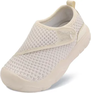 LeIsfIt Toddler Shoes Girls Boys Wide Barefoot Shoes Kids Breathable Sneakers Lightweight Tennis Athletic Walking Sneakers Slip On