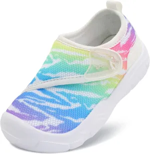 LeIsfIt Toddler Shoes Girls Boys Wide Barefoot Shoes Kids Breathable Sneakers Lightweight Tennis Athletic Walking Sneakers Slip On
