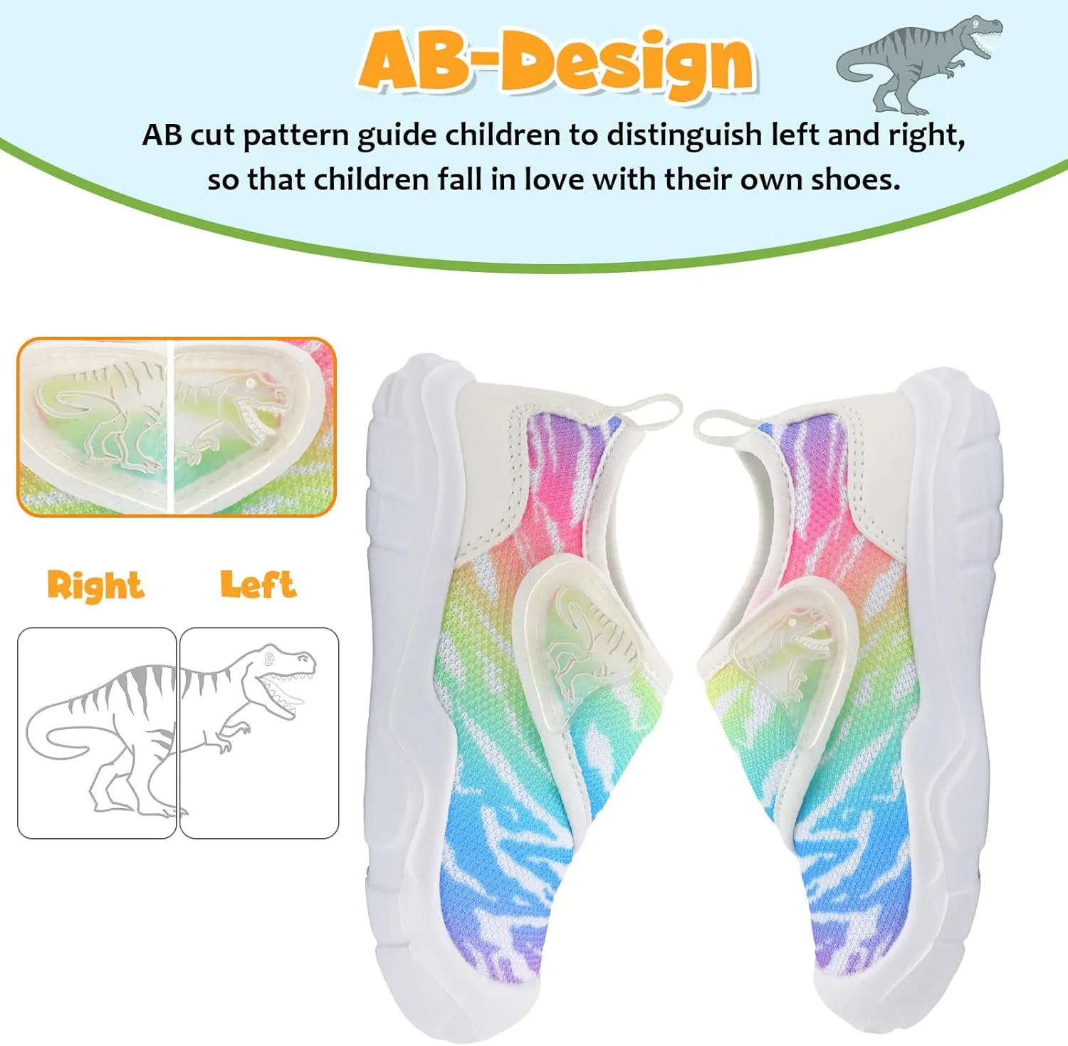 LeIsfIt Toddler Shoes Girls Boys Wide Barefoot Shoes Kids Breathable Sneakers Lightweight Tennis Athletic Walking Sneakers Slip On
