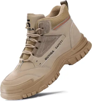 Lightweight Work Safety Shoes Steel Toe Industry Construction Slip Resistant Sneakers