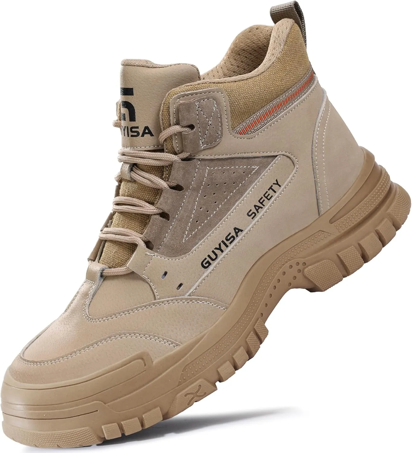 Lightweight Work Safety Shoes Steel Toe Industry Construction Slip Resistant Sneakers