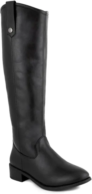 LONDON FOG Womens Irie Riding Boot, Regular and Wide Calf colors available
