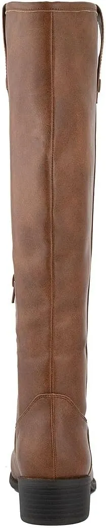 LONDON FOG Womens Irie Riding Boot, Regular and Wide Calf colors available