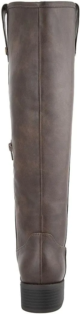 LONDON FOG Womens Irie Riding Boot, Regular and Wide Calf colors available