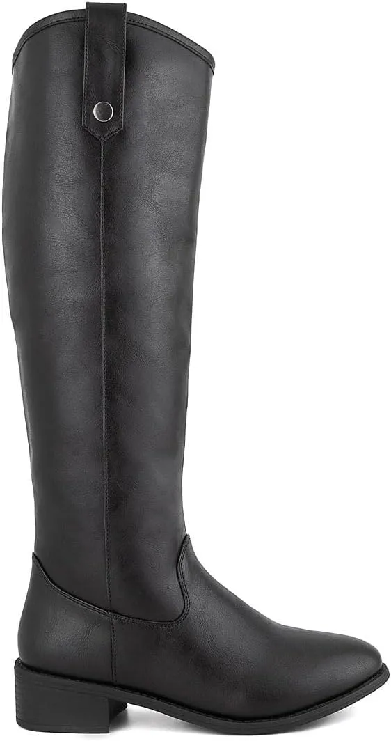 LONDON FOG Womens Irie Riding Boot, Regular and Wide Calf colors available
