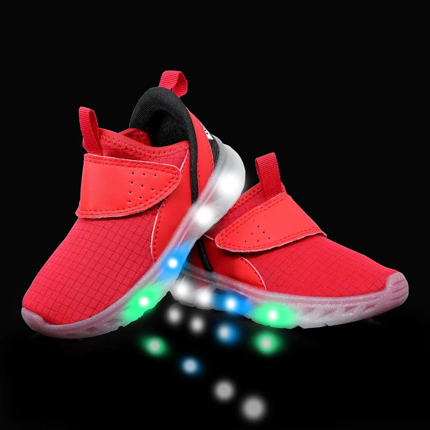 LOUGSIN Boys Girls Light Up Shoes Lightweight Breathable Comfort Tennis Zyteo Walking Running Sneakers for Toddler Little Kids
