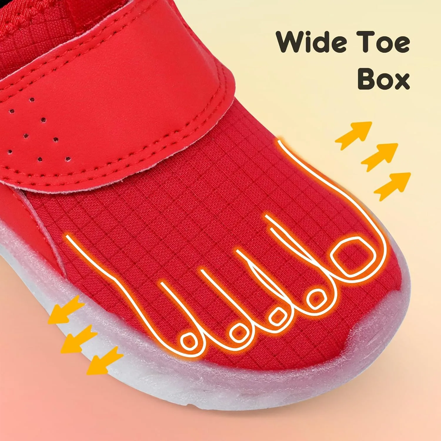 LOUGSIN Boys Girls Light Up Shoes Lightweight Breathable Comfort Tennis Zyteo Walking Running Sneakers for Toddler Little Kids