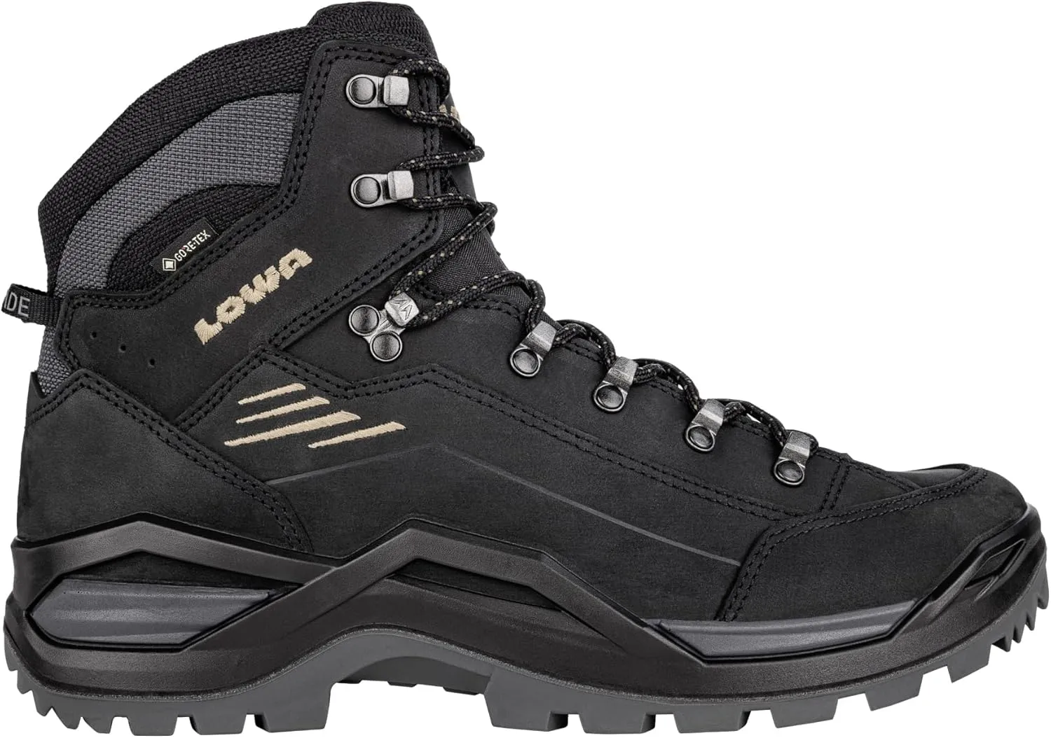 LOWA Renegade Evo GTX Mid Boots Medium, Black Dune, 12.5