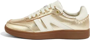 LUCKY STEP Women Classic Retro Gum Sole Fashion Sneakers Casual Tennis Skate Shoe Genuine Leather Walking Footwear Anti Slip Trainers
