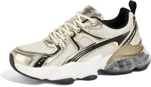 LUCKY STEP Women's Air Cushion Running Shoes Athletic Tennis Sneakers Lightweight Sports Mesh Gym Jogging Workout Walking Shoes