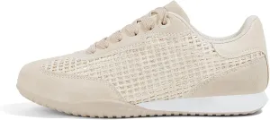 LUCKY STEP Women's Fashion Tennis Sneakers Casual Low Top Retro Lace-up Stylish Travel Lifestyle Trendy Walking Shoes