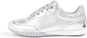 LUCKY STEP Women's Fashion Tennis Sneakers Casual Low Top Retro Lace-up Stylish Travel Lifestyle Trendy Walking Shoes