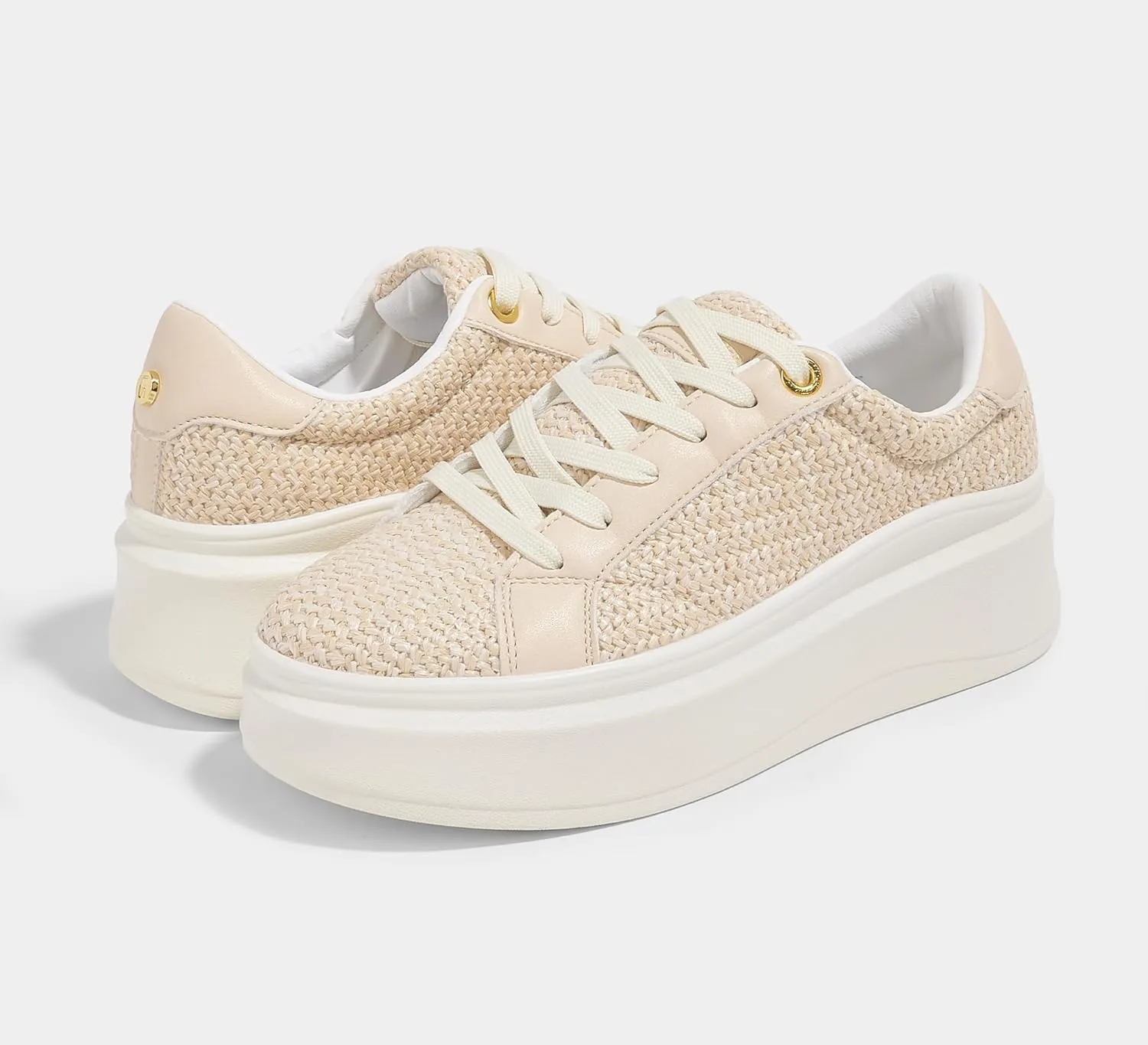 LUCKY STEP Women's Platform Fashion Sneakers Faux Leather Classic Tennis Shoes Low Top Casual Walking Shoes