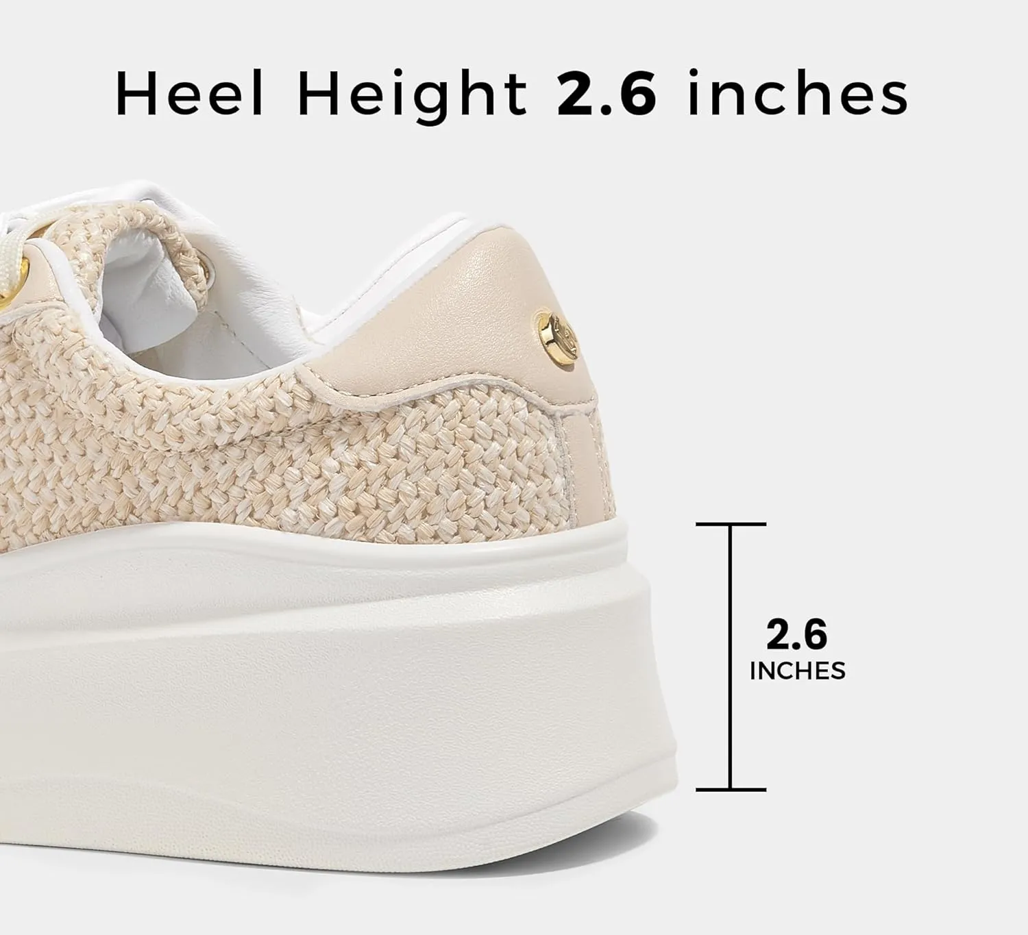 LUCKY STEP Women's Platform Fashion Sneakers Faux Leather Classic Tennis Shoes Low Top Casual Walking Shoes