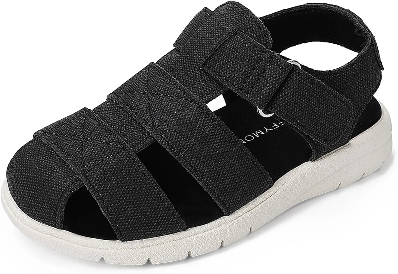 Luffymomo Boys Girls Sandals Closed Toe Lightweight Shoes Adjustable Beach Summer Sandal for Toddler Kids
