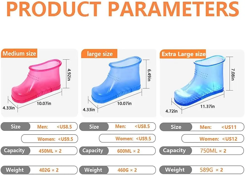 Massage Bath Shoes, Soaking Basin, Portable Hook-Type Tub, Movable Pedicure Foot Tub for Thermal Massage to Promote Blood Circulation