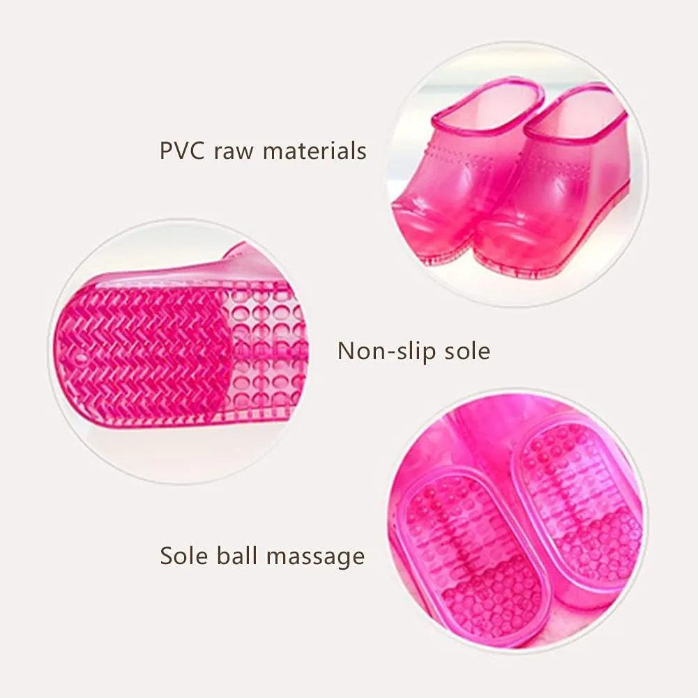 Massage Bath Shoes, Soaking Basin, Portable Hook-Type Tub, Movable Pedicure Foot Tub for Thermal Massage to Promote Blood Circulation