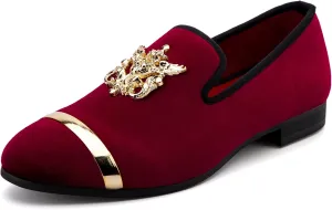 Meijiana Men's Fashion Classic Faux Leather Loafers and Weeding Dress Shoes for Men