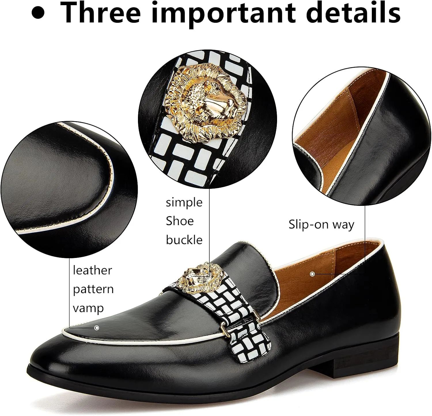 Meijiana Men's Loafers Lightweight Slip-On Moccasins Stylish Dress Shoes Breathable Tassels Loafers