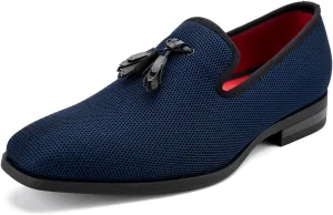 Meijiana Men's Loafers Lightweight Slip-On Moccasins Stylish Dress Shoes Breathable Tassels Loafers
