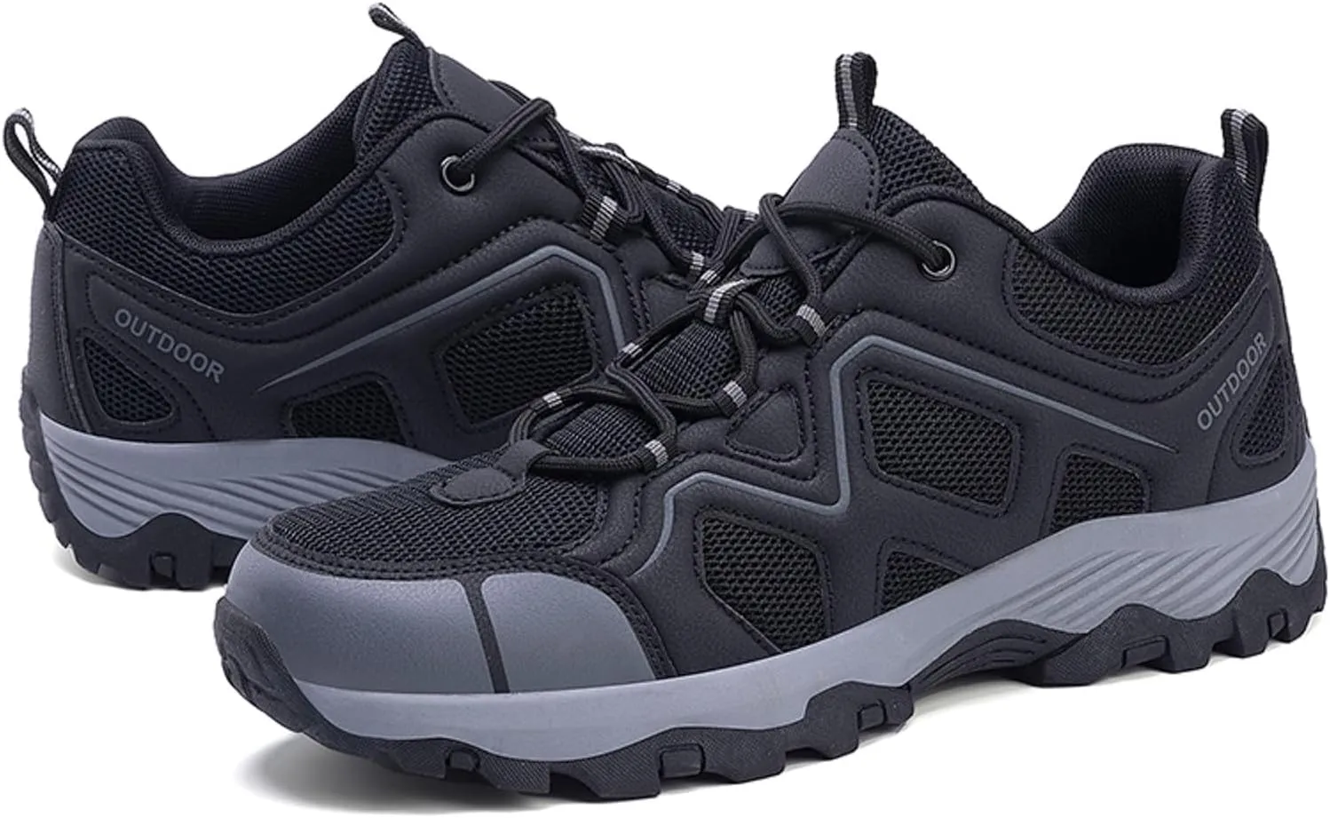 Men's Arch Support Sports Shoes Couple Thick Sole Orthopedic Sneakers Mesh Breathable Mountaineering Sneaker