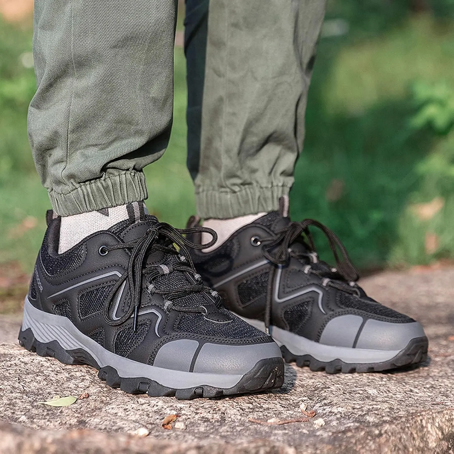 Men's Arch Support Sports Shoes Couple Thick Sole Orthopedic Sneakers Mesh Breathable Mountaineering Sneaker