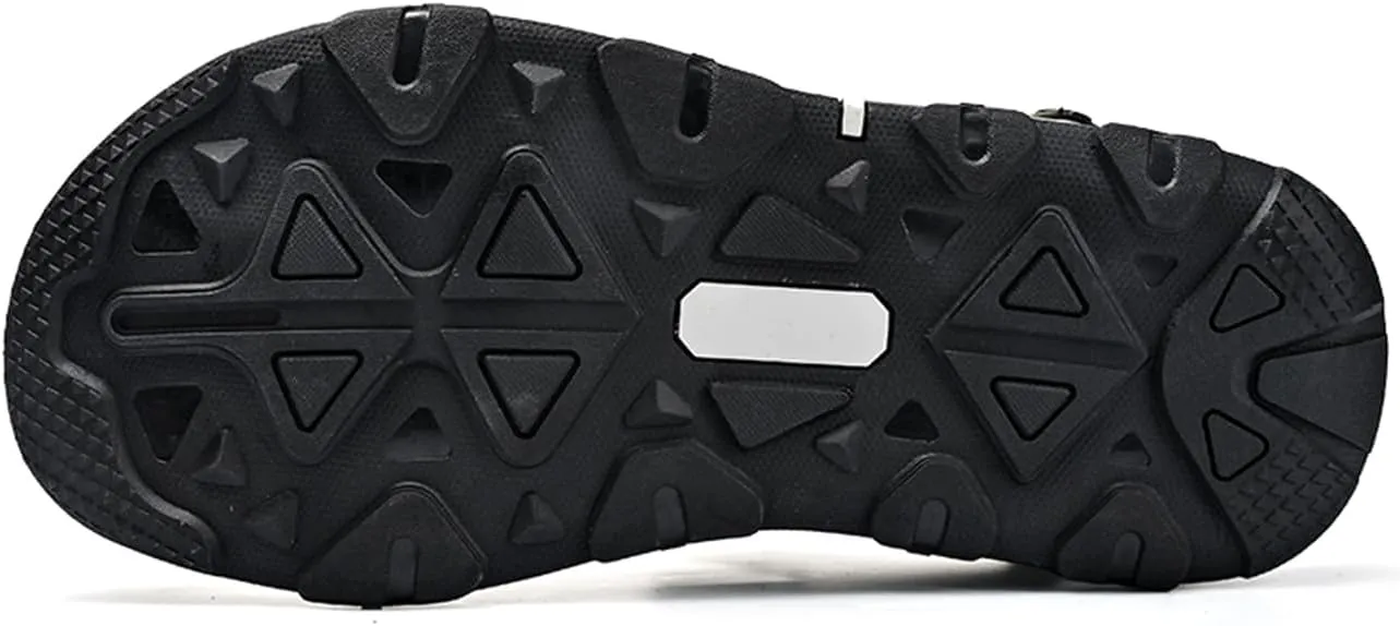 Mens Beach Sandals Outdoor Hiking Sandals Platform Water Shoes for Travel Walking Trekking Camping