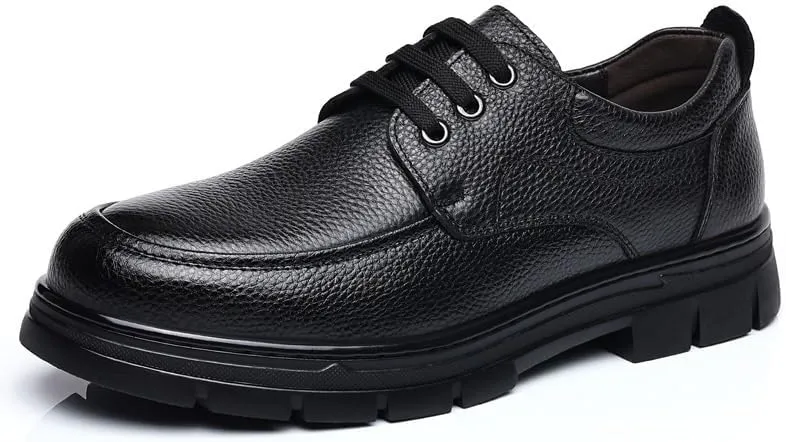 Men's Business Office Oxford Shoes Lightweight Retro Casual Flats Loafers for Daily Walking Shoes