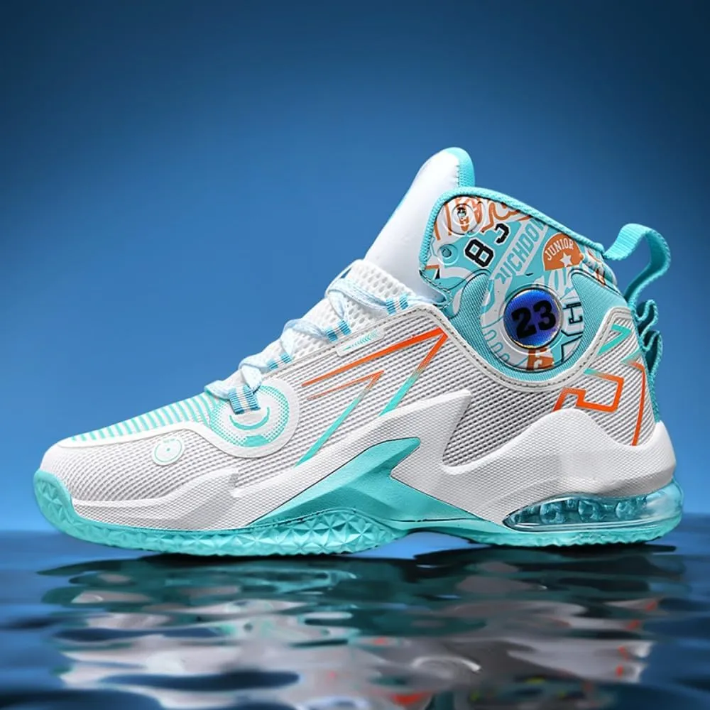 Men's Casual Breathable Trend Sports Basketball Sneakers Running Shoes