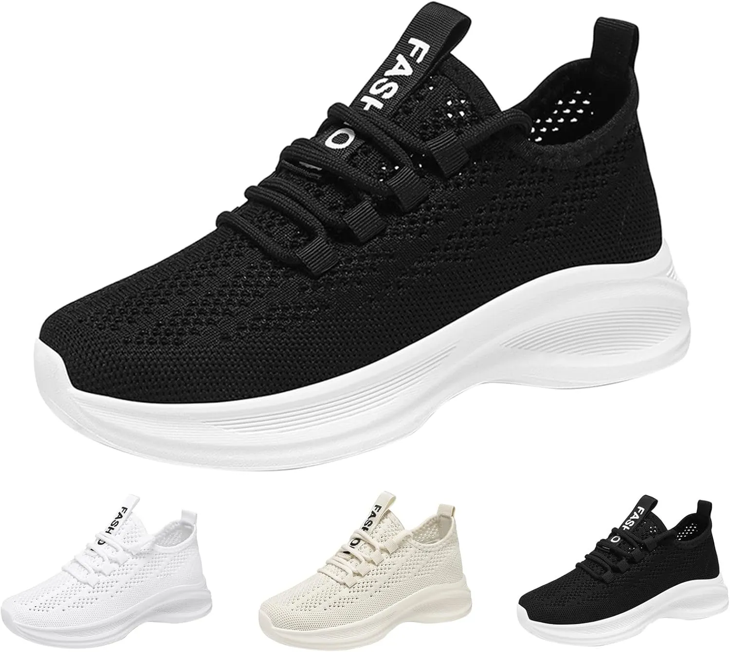 Men's Casual Dress Shoes Comfort Walking Shoes Mesh Running Shoes for Women Arch Support Brown Casual Shoes Platform Sneakers Waterproof Tennis Shoe White Loafers