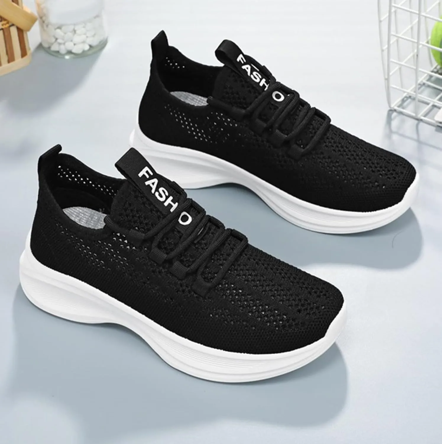 Men's Casual Dress Shoes Comfort Walking Shoes Mesh Running Shoes for Women Arch Support Brown Casual Shoes Platform Sneakers Waterproof Tennis Shoe White Loafers