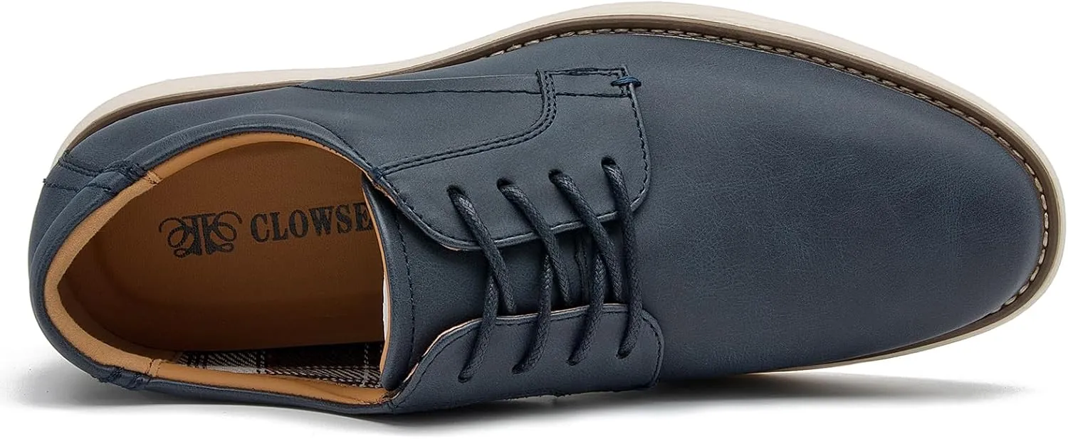 Men's Casual Dress Shoes Fashion Dress Sneakers Business Casual Shoes Comfortable Work Oxfords Office Walking Sneakers