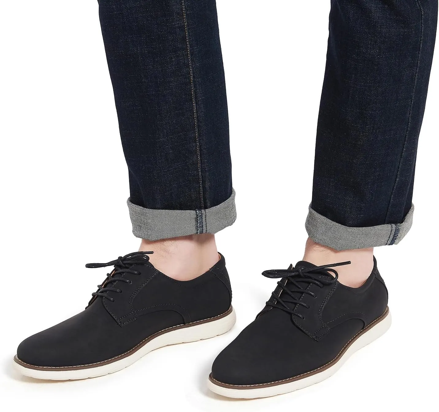 Men's Casual Dress Shoes Fashion Dress Sneakers Business Casual Shoes Comfortable Work Oxfords Office Walking Sneakers