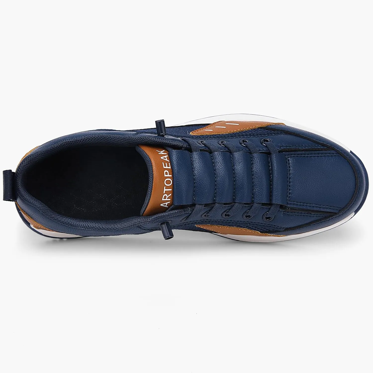 Men's Casual Dress Sneakers Business Shoes Laceless Fashion Sneakers
